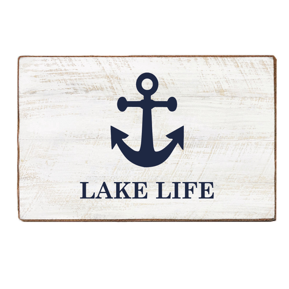 Anchor Personalized Wood Block