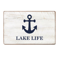 Anchor Personalized Wood Block
