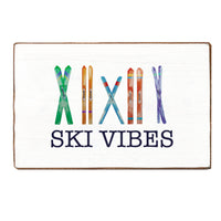 Multi Skis Personalized_Yes XL Block Sign