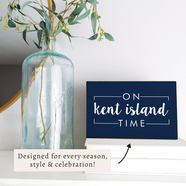 On Time Personalized Block Sign