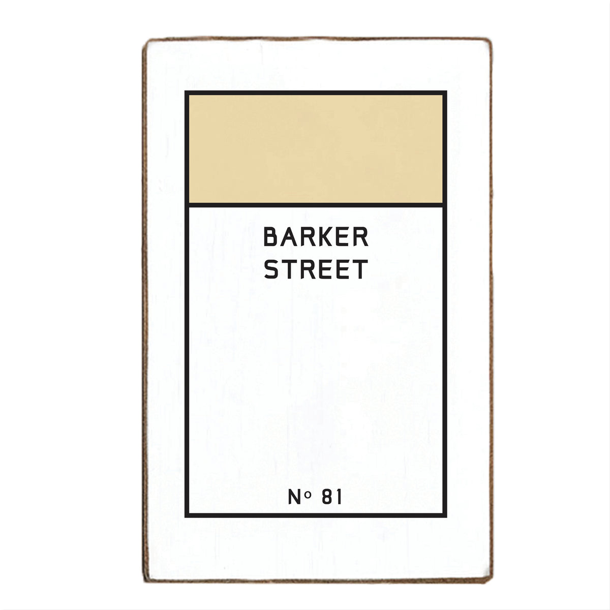 Game Board Tile Yellow Personalized XL Block