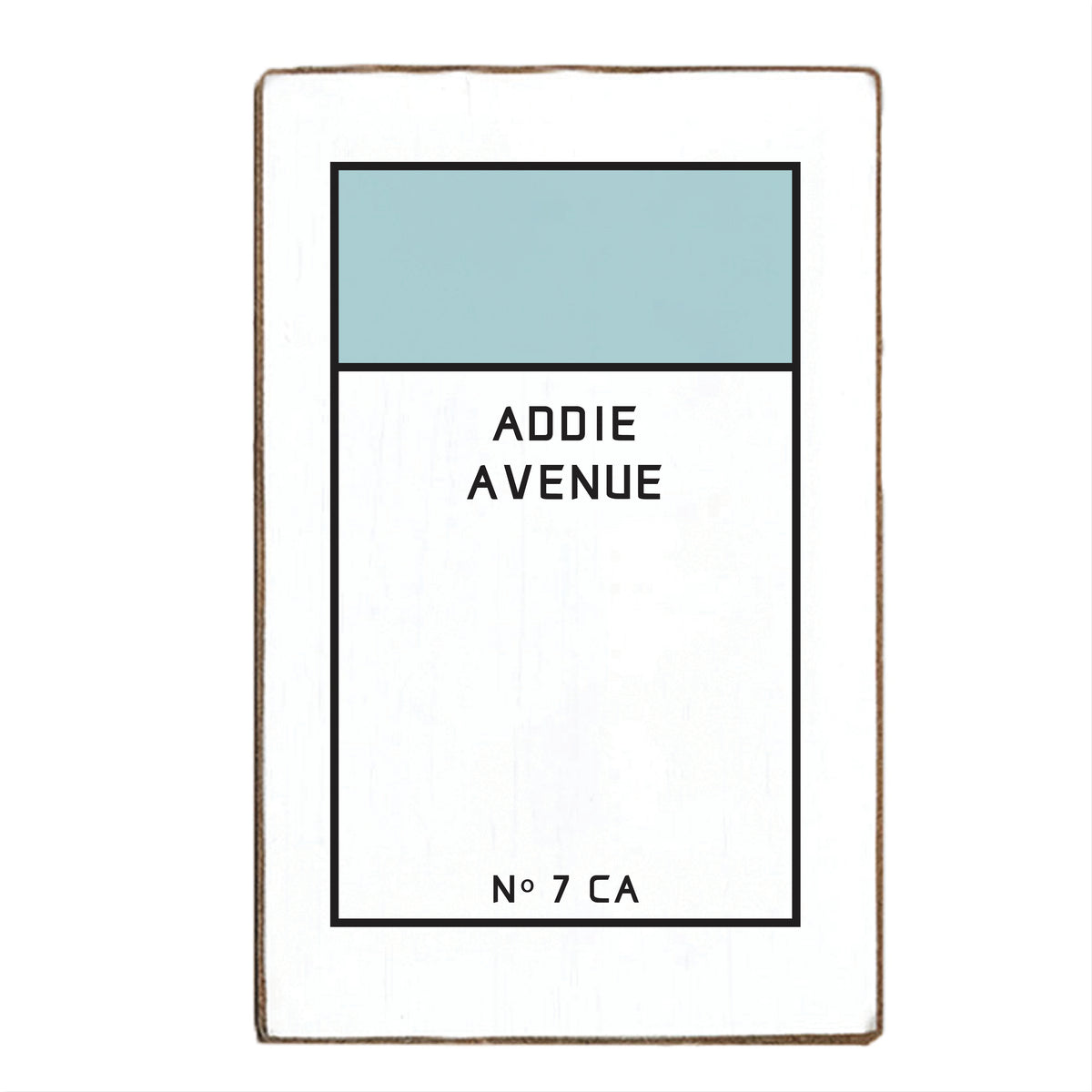 Game Board Tile Sea Blue Personalized XL Block