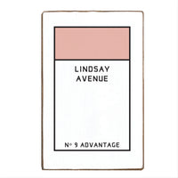 Game Board Tile Pink Personalized XL Block