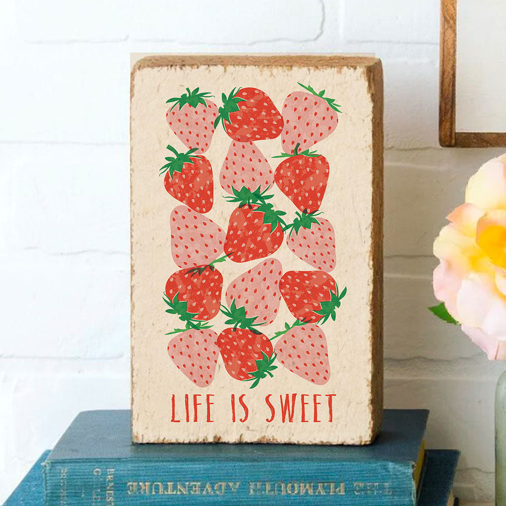 Strawberry Life Is Sweet XL Block