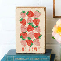 Strawberry Life Is Sweet XL Block