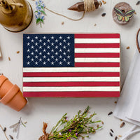 50 Starfish Flag Wood Block