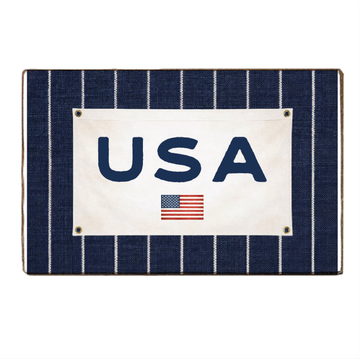 Americana Stripe Block Sign