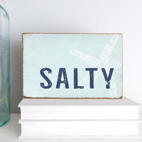 Salty Wood Block