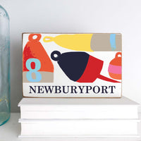 Buoys Personalized Wood Block