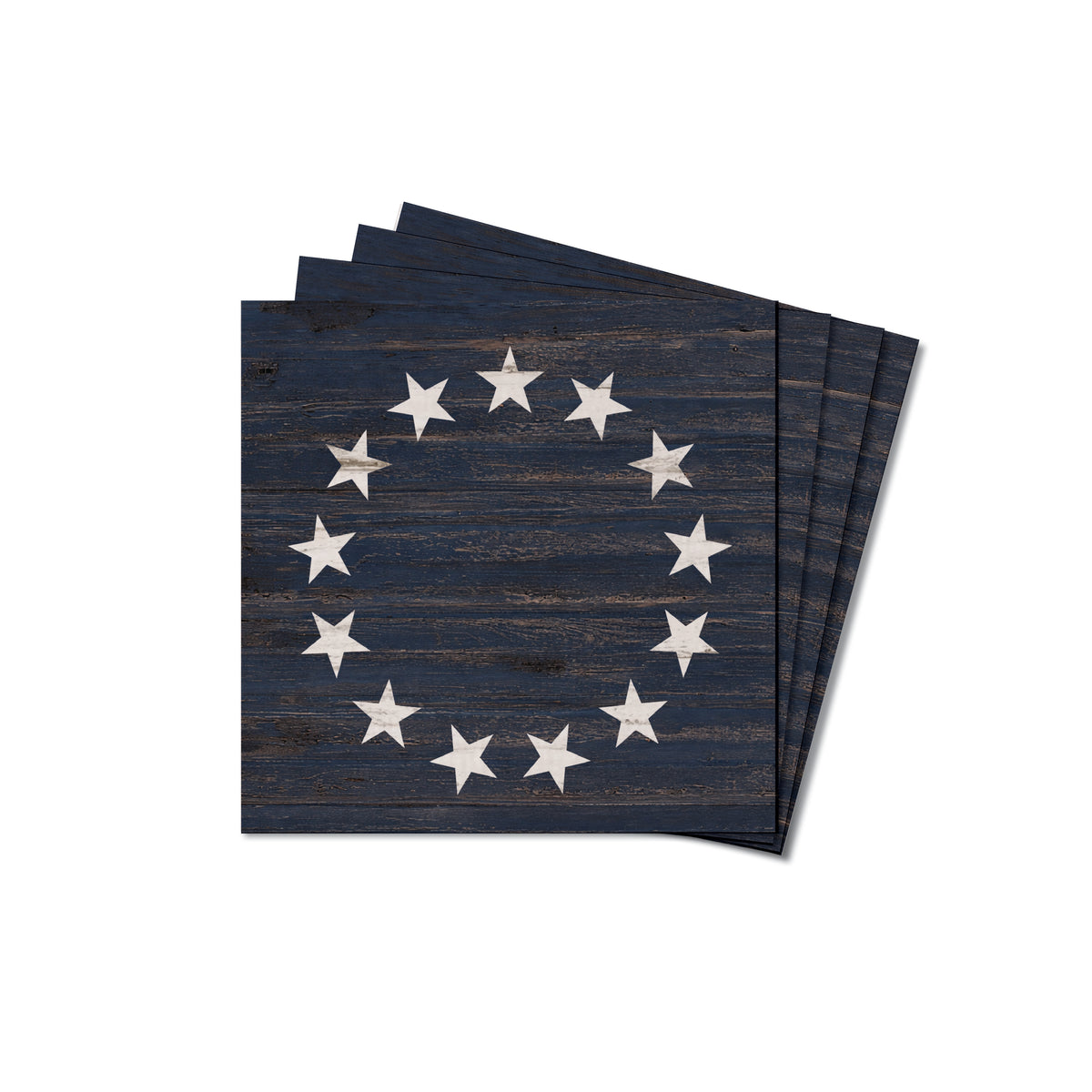 FOV Betsy Ross Coaster Set - Blue
