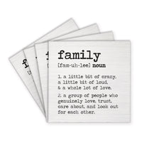 Family Definition Coaster Set