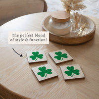 Shamrock Coaster Set