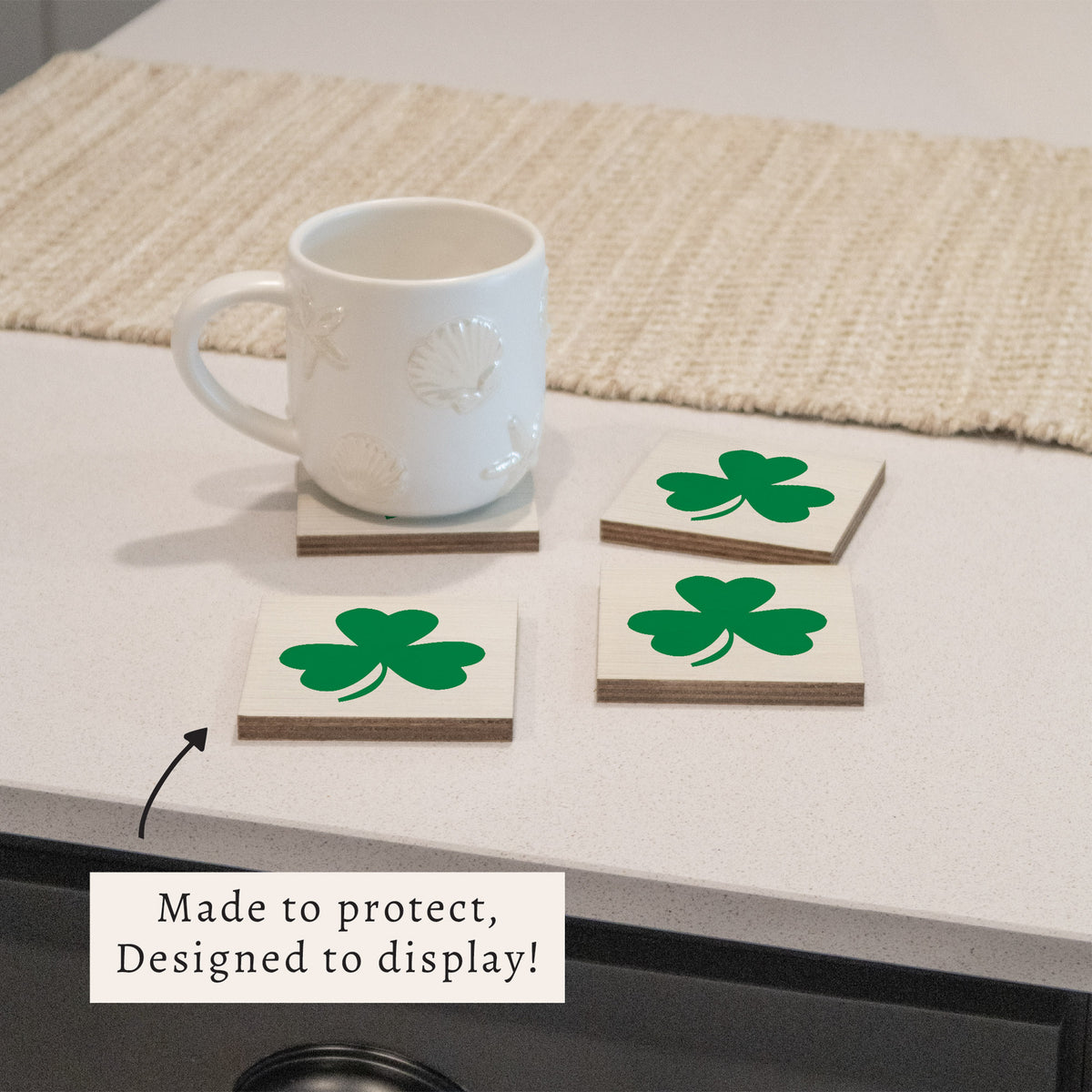Shamrock Coaster Set