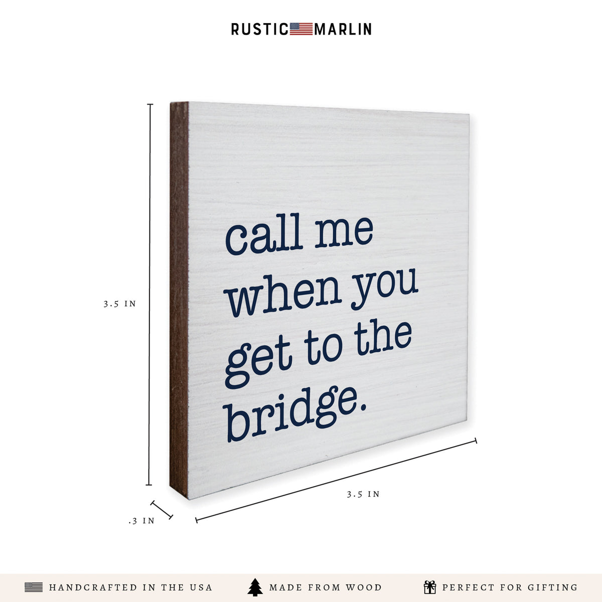Call Me When You Get To The Bridge Coaster Set