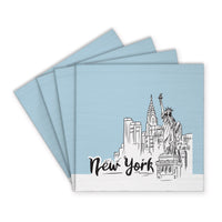 New York City Outline Coaster Set