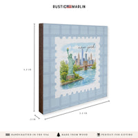 New York Stamp Coaster Set