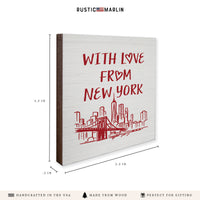 With Love From New York Coaster Set