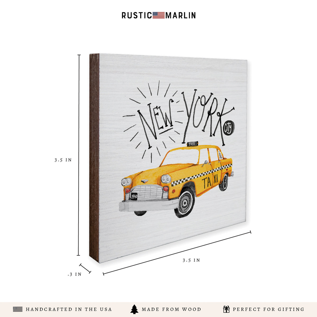 New York Taxi Coaster Set