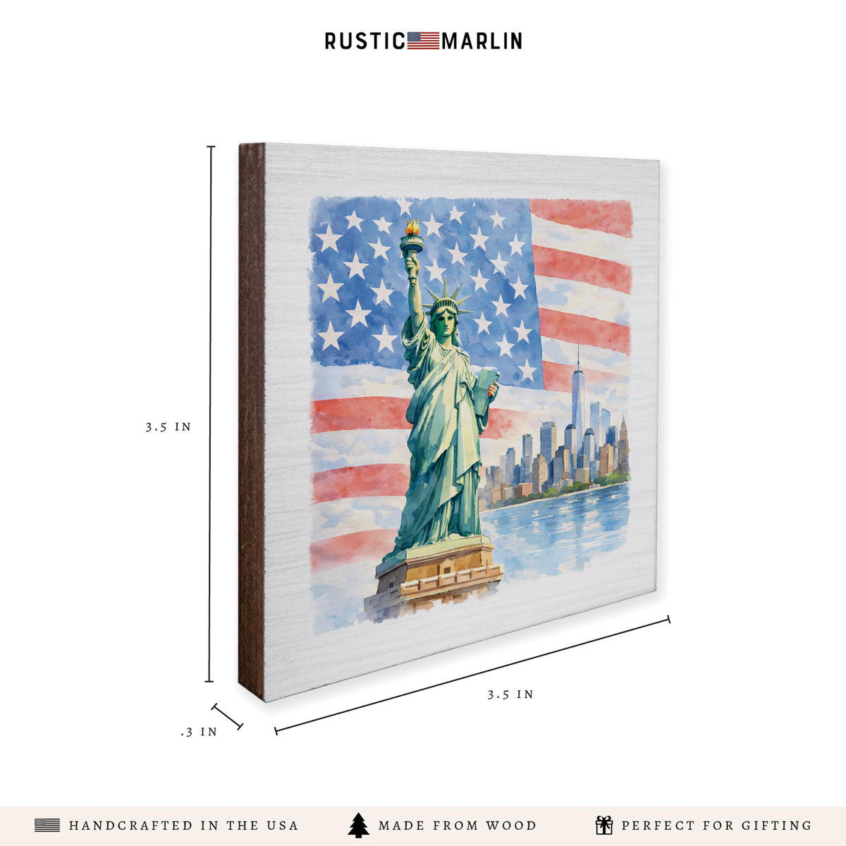 USA Statue Of Liberty Coaster Set