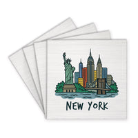 New York Cityscape Coaster Set
