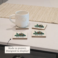 New York Cityscape Coaster Set