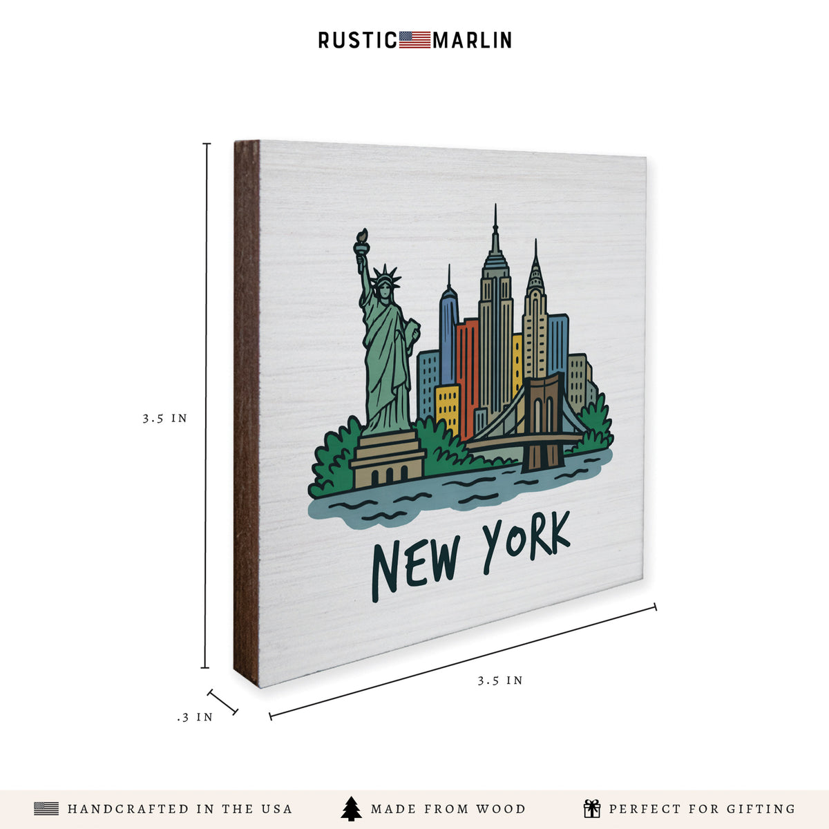 New York Cityscape Coaster Set