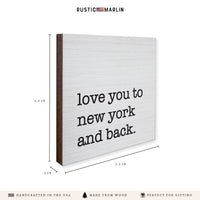 Love You To New York Coaster Set