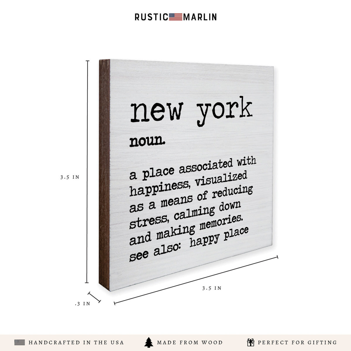 New York Definition Coaster Set
