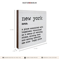 New York Definition Coaster Set