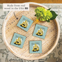 New York City Taxi Coaster Set