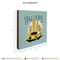 New York City Taxi Coaster Set