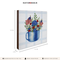 American Bloom Mug Coaster Set