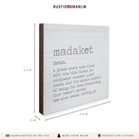Madaket Grey Definition Coaster Set