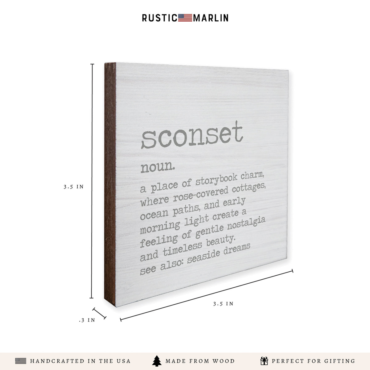 Sconset Grey Definition Coaster Set