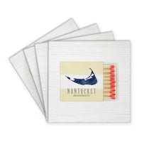 Nantucket Matchbook Coaster Set
