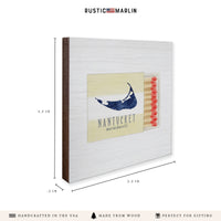 Nantucket Matchbook Coaster Set