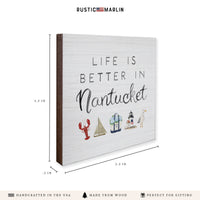 Life Is Better On Nantucket Coaster Set