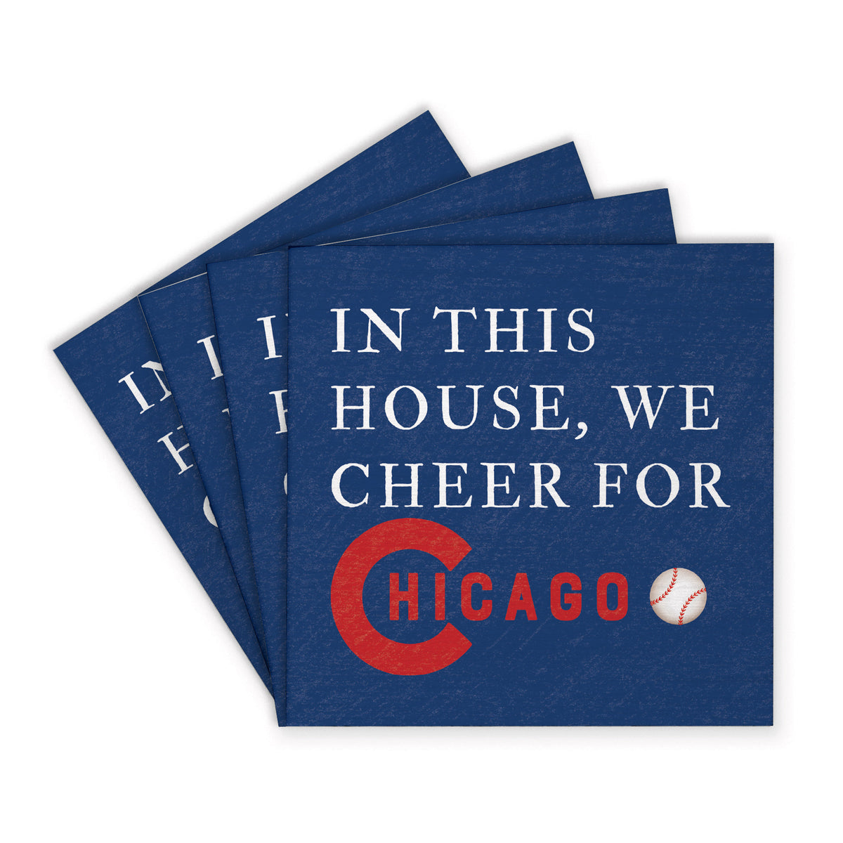 Chi Cubs Cheer For Coaster