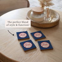 Chi Cubs Baseball Coaster