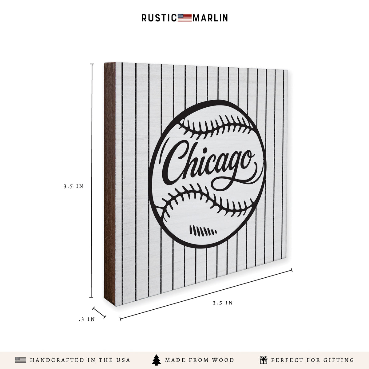 Chicago Sox Baseball Coaster