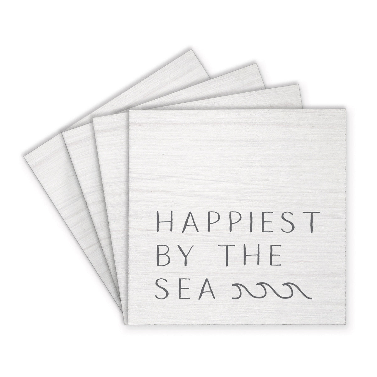 Happiest By The Sea Coaster Set