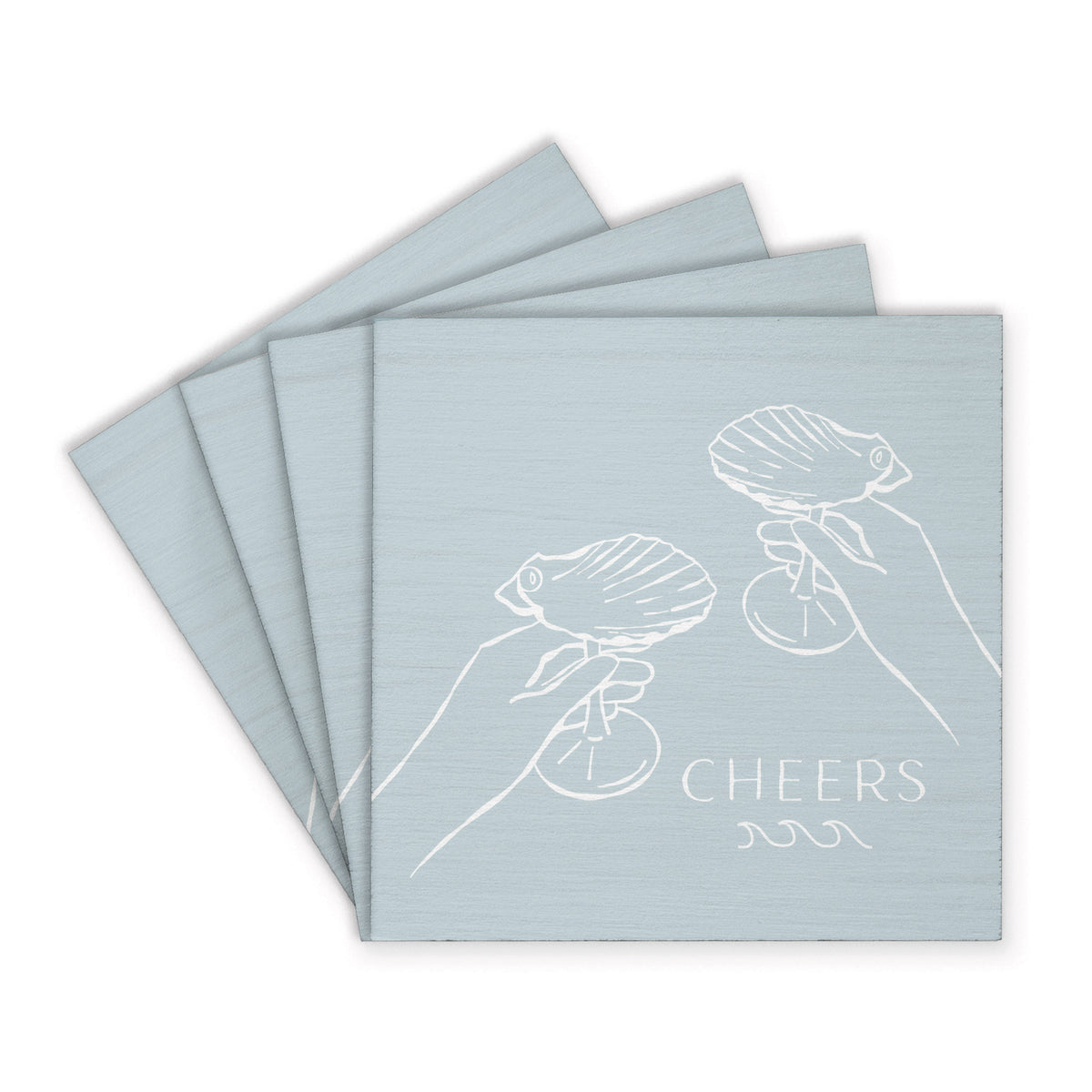 Coastal Cheers Coaster Set