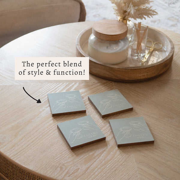 Coastal Cheers Coaster Set
