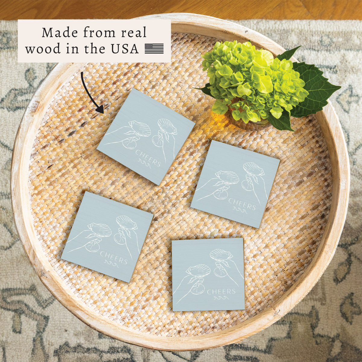 Coastal Cheers Coaster Set