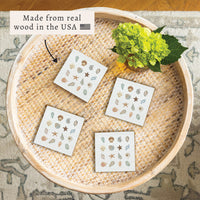 Shell Icons Coaster Set
