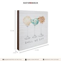 Shell We Sip? Coaster Set