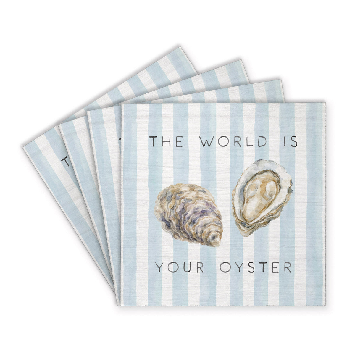 The World Is Your Oyster Coaster Set