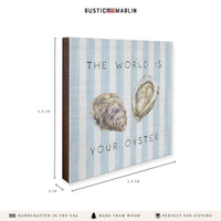 The World Is Your Oyster Coaster Set