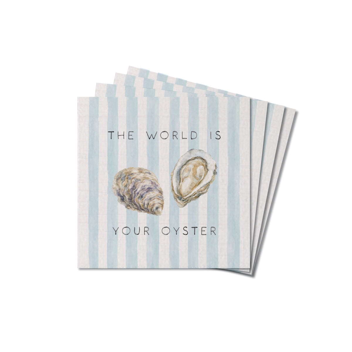 The World Is Your Oyster Coaster Set