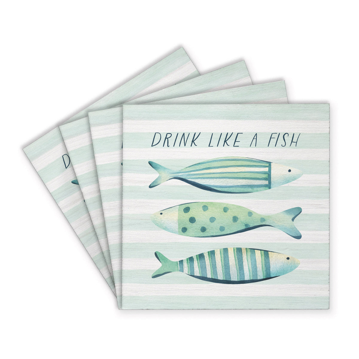 Drink Like A Fish Coaster Set